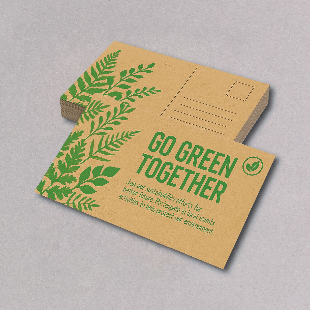 Brown Kraft Postcards