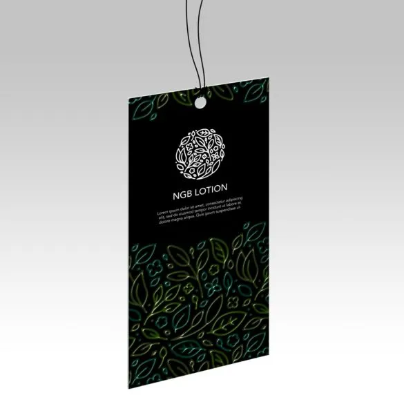 Raised Spot UV Hang Tags