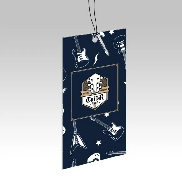 Black Edge Hang Tags