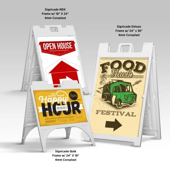 Custom Sidewalk Signs