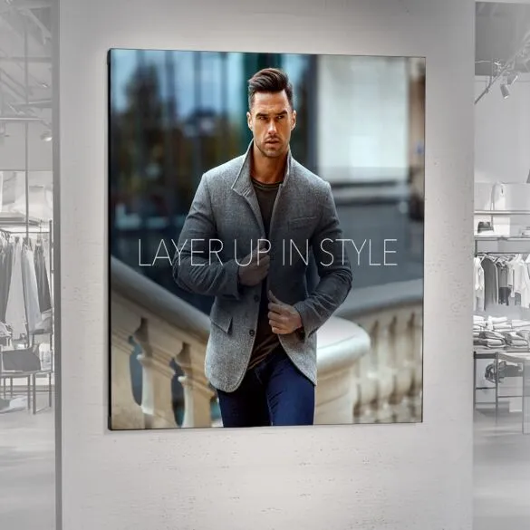 Wall‑Mounted SEG Frame