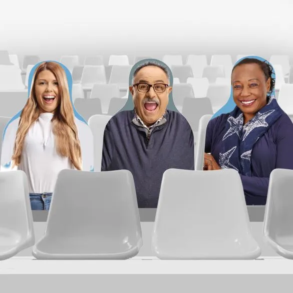 Custom Fan Cutout Sign