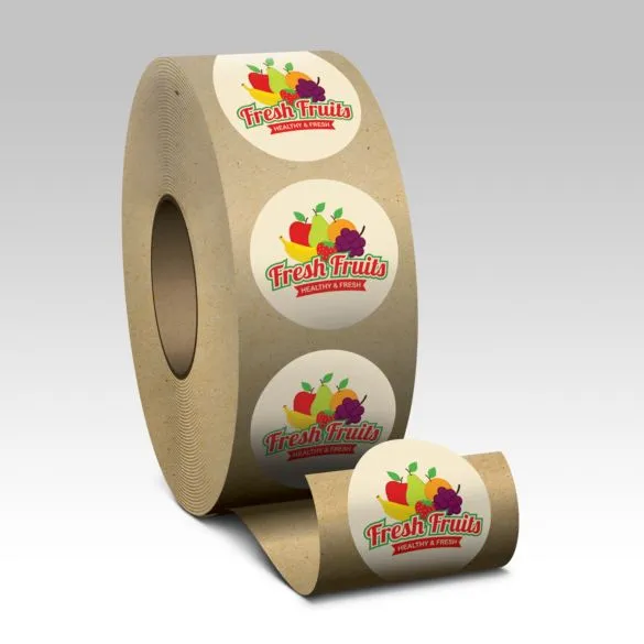 Eggshell Felt Roll Labels