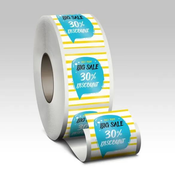 Semi‑Gloss Roll Labels