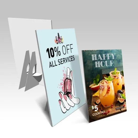 Custom Foam Core Counter Cards